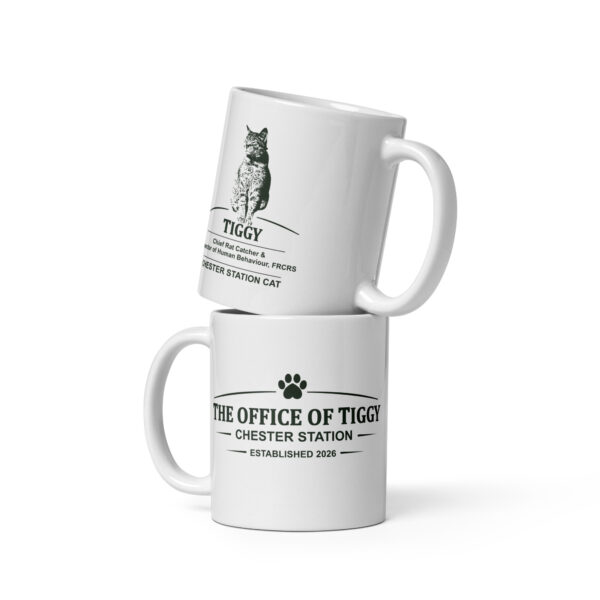 white-glossy-mug-white-11-oz-front-view-6a5f8fcc41ed3.jpg The Office of Tiggy Mug (Standard Issue)