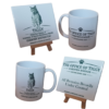 2 mugs 2 coasters The Office of Tiggy Tea Break Bundle - Colour or Green (Free UK Postage)