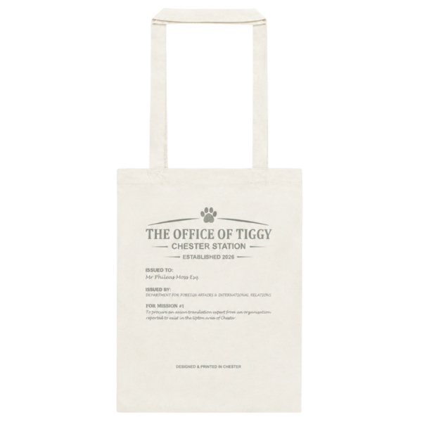 Bag_Mock1 The Phileas Moss Esq. Mission #1 Travelling Tote (Standard Issue)